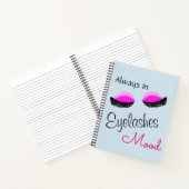 altijd in de wimpers canvas tas notitieboek (Binnen)