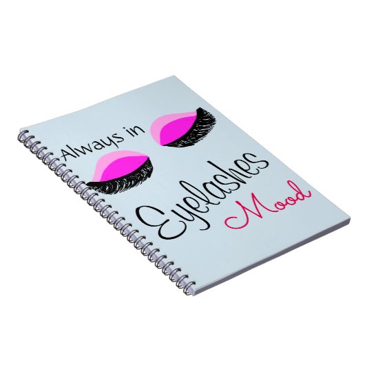 altijd in de wimpers canvas tas notitieboek (Rechterzijde)