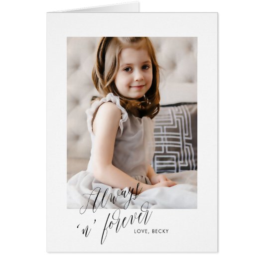 Altijd in Forever Vaderdag Wenskaart (Voorkant)