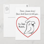 Altijd in mijn hart briefkaart (Voorkant / Achterkant)