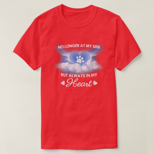 Altijd in mijn hart gekleed t-shirt (Design voorkant)