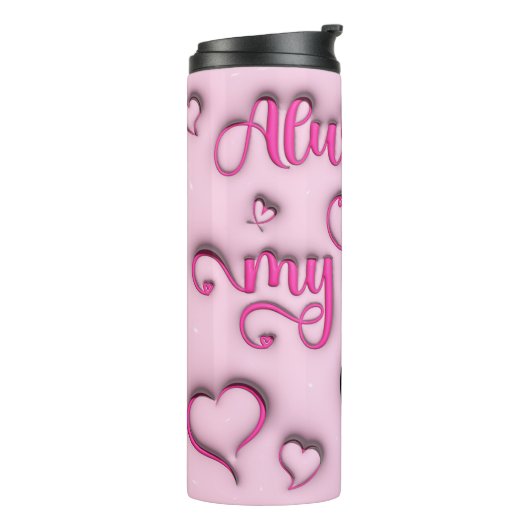 Altijd in mijn hart thermosbeker (Gedraaid links)