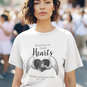 Altijd in ons hart | Angel Wing | Fotomonument T-shirt