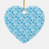 Altijd in ons hart Blauw Ornament (Achterkant)