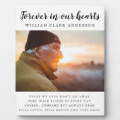 Altijd in ons hart foto-gedicht tribute fotoplaat (Voorkant)