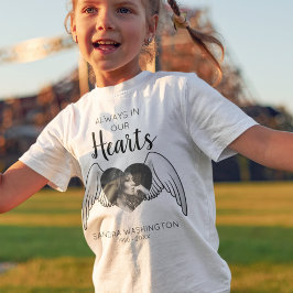Altijd in ons hart | Foto Memorial T-shirt