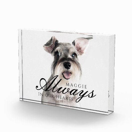 Altijd in ons hart Gedenkleepgoed Fotoblokken (Rechts)