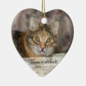 Altijd in ons hart Geheugenverlies van huisdieren Keramisch Ornament (Rechts)