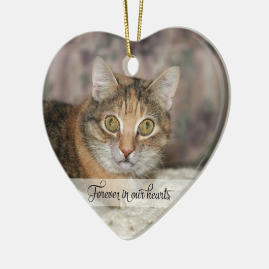 Altijd in ons hart Geheugenverlies van huisdieren Keramisch Ornament (Links)