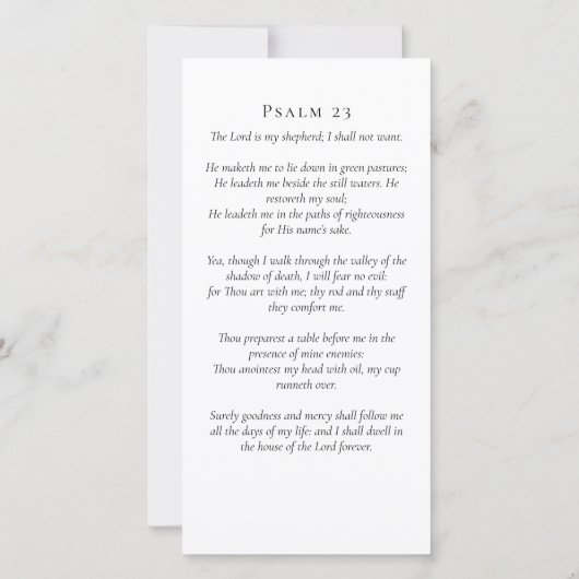 Altijd in ons hart Groot 8x4 Bladwijzer (Achterkant)