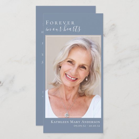 Altijd in ons hart Groot 8x4 Bladwijzer (Voorkant / Achterkant)