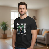 Altijd in ons hart in het houden van geheugenfotob t-shirt