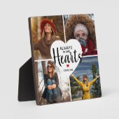 Altijd in ons hart | Memorial 4 Fotocollage Fotoplaat (Voorkant)