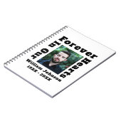 Altijd in ons hart verdriet in het houden van gehe notitieboek (Linkerzijde)