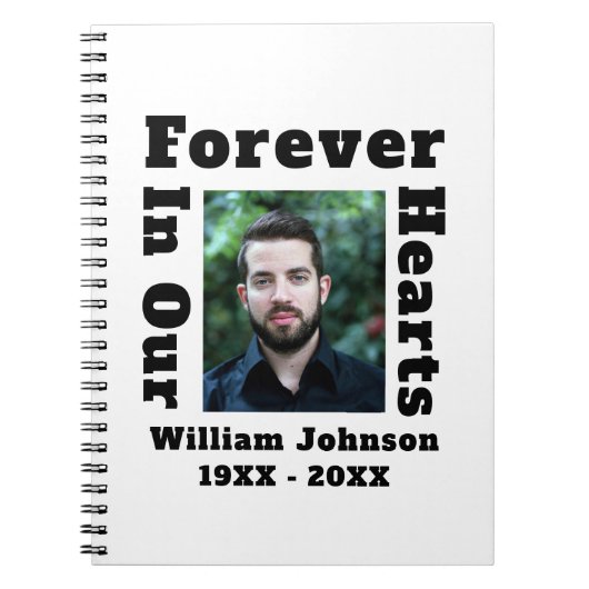 Altijd in ons hart verdriet in het houden van gehe notitieboek (Voorkant)