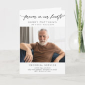 Altijd In Onze Hart Funeral Order of Service Programma (Voorkant)