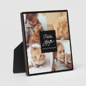 Altijd In Onze Hartendeksel Bloem Foto Collage voo Fotoplaat (Voorkant)