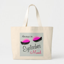 altijd in wimpers mood tote tas