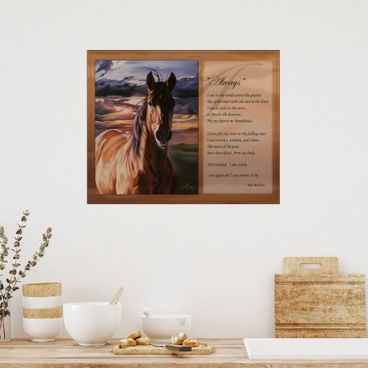 Altijd inspuiting poster (Keuken)