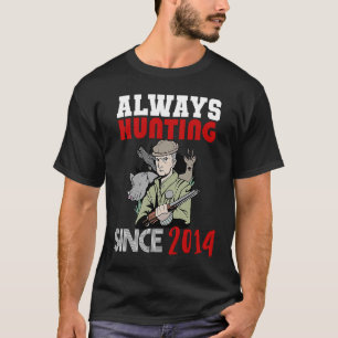 Altijd jagen sinds 2014 t-shirt
