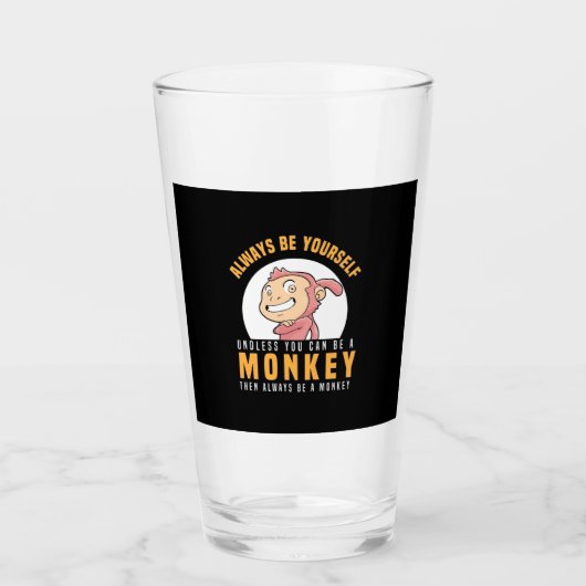 Altijd je eigen aap zijn glas (Voorkant)
