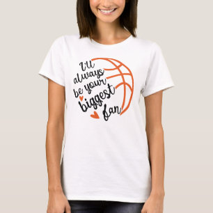 Altijd je grootste fan Basketbal Hartens Speldag T-shirt