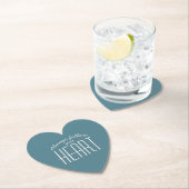 Altijd je hart volgen Quote Typografie Kartonnen Onderzetters (Insitu)