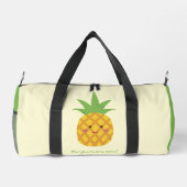 Altijd je kroonPunny Pineappel Draag Plunjezak (Achterkant)