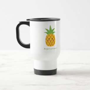 Altijd je kroonPunny Pineappel Draag Reisbeker