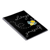 Altijd jezelf bijen, bijen, bijen, bijen notitieboek (Rechterzijde)