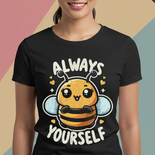 Altijd jezelf "bijen" t-shirt