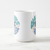 Altijd jezelf - Blauw positief prijsvoorstel Koffiemok (Center)