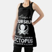 Altijd jezelf octopus zijn schort (Insitu)
