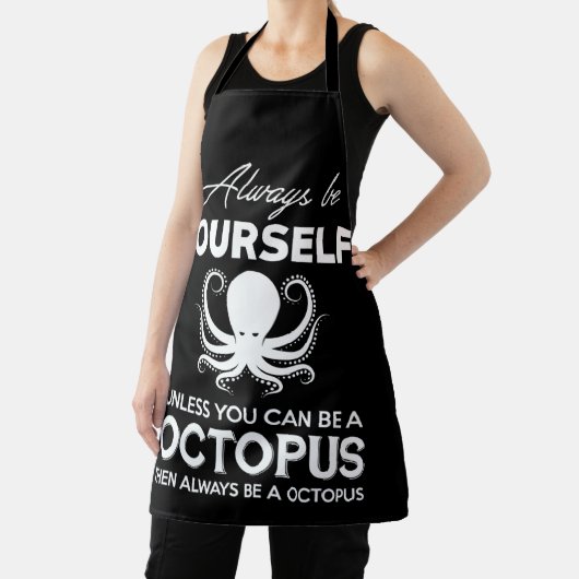 Altijd jezelf octopus zijn schort (Insitu)