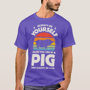 Altijd jezelf schetsen voor mannen jongens meisjes t-shirt