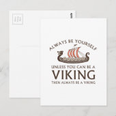 Altijd jezelf zijn briefkaart (Voorkant / Achterkant)