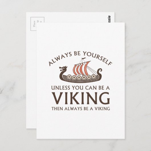 Altijd jezelf zijn briefkaart (Voorkant / Achterkant)