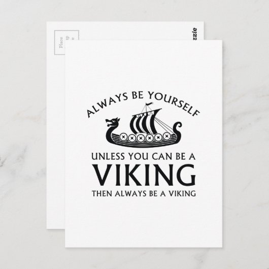 Altijd jezelf zijn briefkaart (Voorkant / Achterkant)