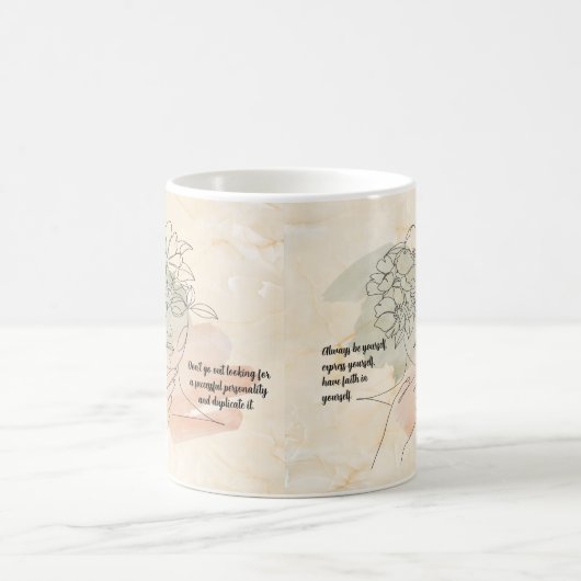 Altijd jezelf zijn koffiemok (Center)