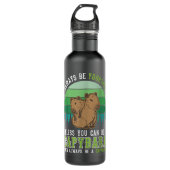 Altijd jezelf zijn Tenzij je een Capybara kunt zij Waterfles (Voorkant)