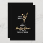 altijd jezelf zijn , tenzij je een hiphop kunt zij feestdagenkaart (Voorkant / Achterkant)