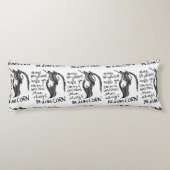 Altijd jezelf zijn, tenzij je een Unicorn kunt zij Lichaamskussen (Achterkant)