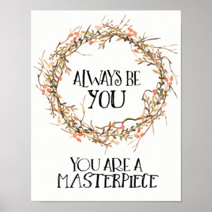Altijd jij.  Je bent een sterrenstuk. Poster