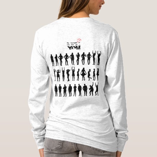 altijd jij t-shirt (Achterkant)