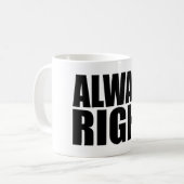 ALTIJD JUIST. KOFFIEMOK (Voorkant links)