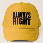 ALTIJD JUIST. TRUCKER PET (Voorkant)