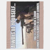 ALTIJD JULLIE ZIJN FLEECE DEKEN (Voorkant)