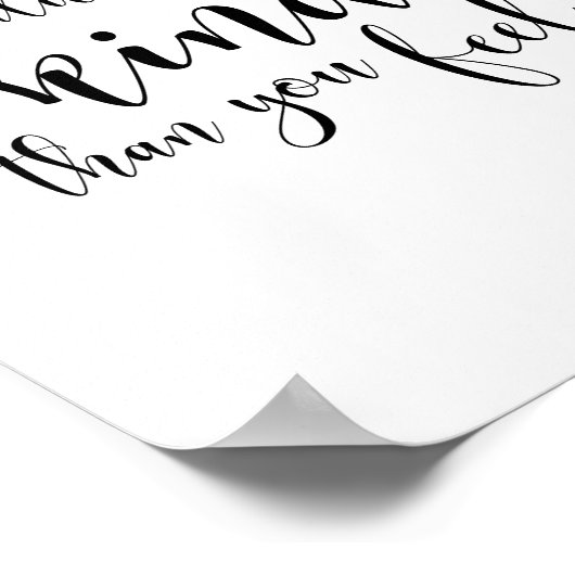 Altijd kinder dan u voelt poster (Hoek)