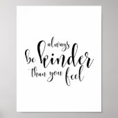 Altijd kinder dan u voelt poster (Voorkant)