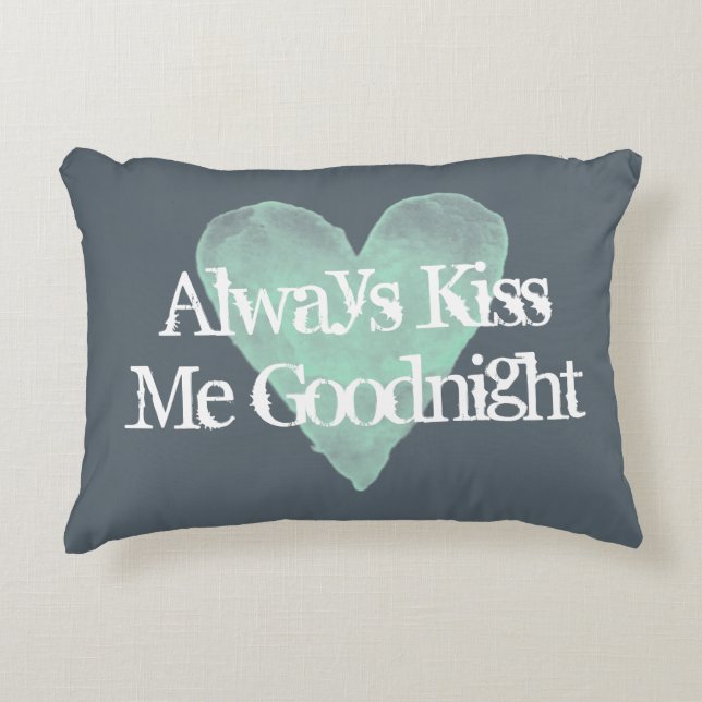 ALTIJD KISS ME GOODNIGHT  accentuleug Decoratief Kussen (Voorkant)